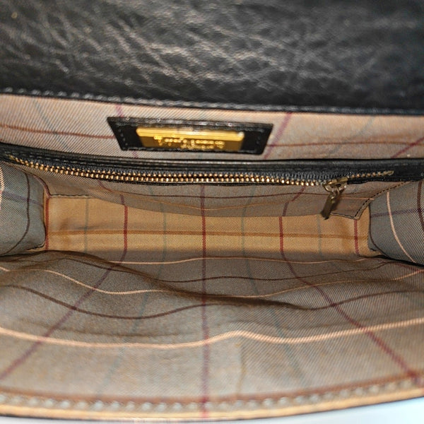 Calfskin Shoulder Bag Black