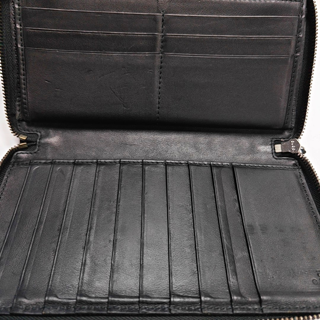 Signature Monogram Calfskin Black Wallet