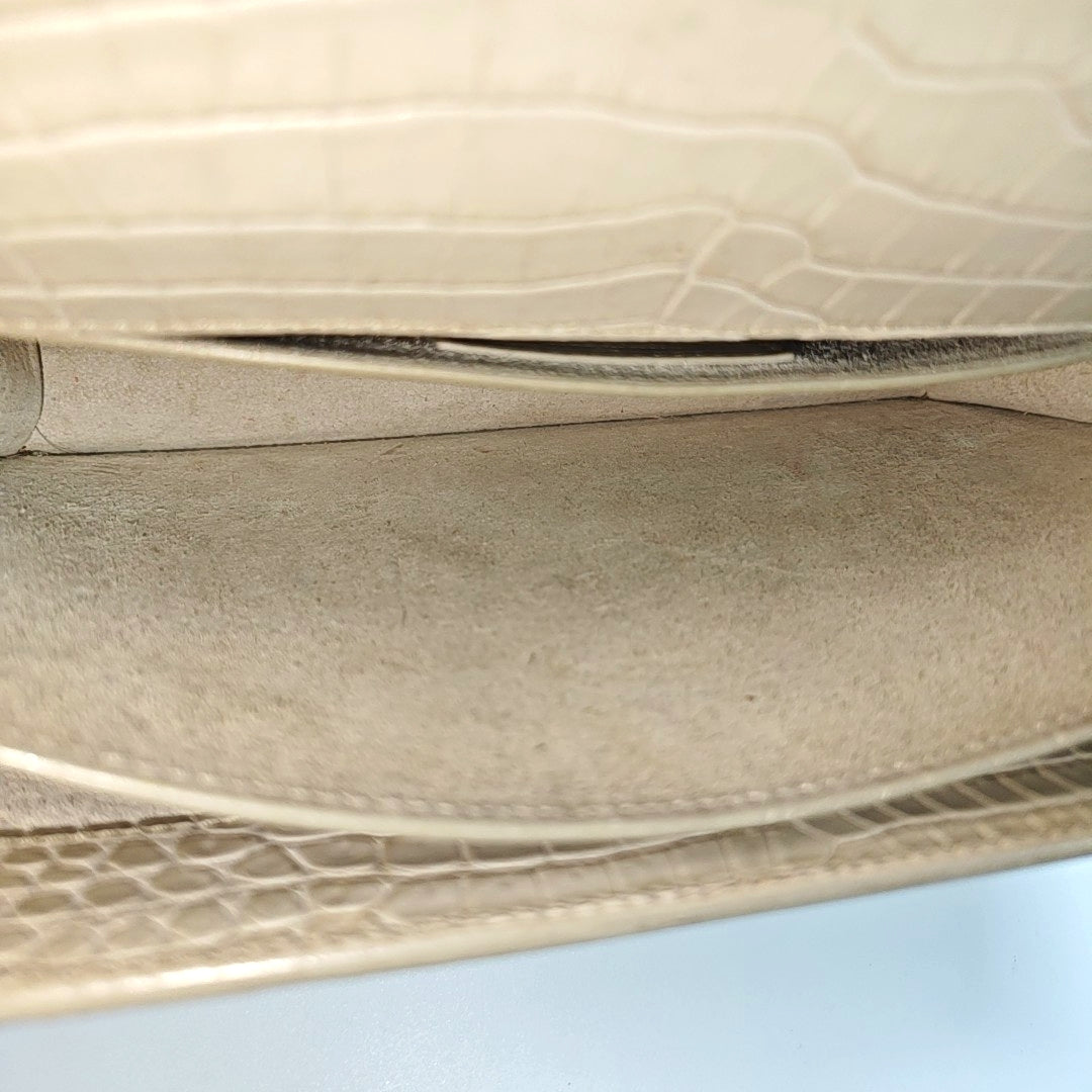 SUNSET Medium Calfskin Beige