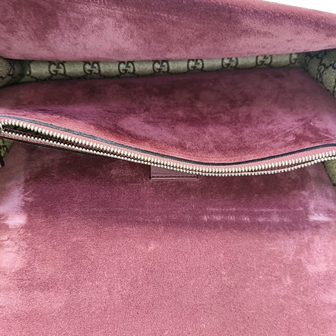 Authenticated pre-owned  Dionysus Small Monogram Coated Canvas Beige - Shoulder Bag at Looply