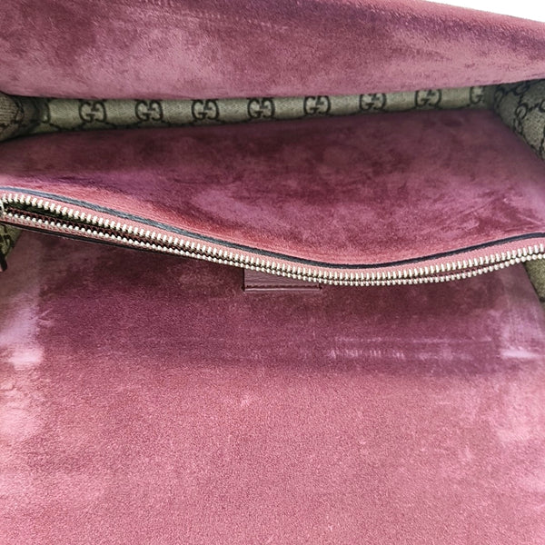 Authenticated pre-owned  Dionysus Small Monogram Coated Canvas Beige - Shoulder Bag at Looply