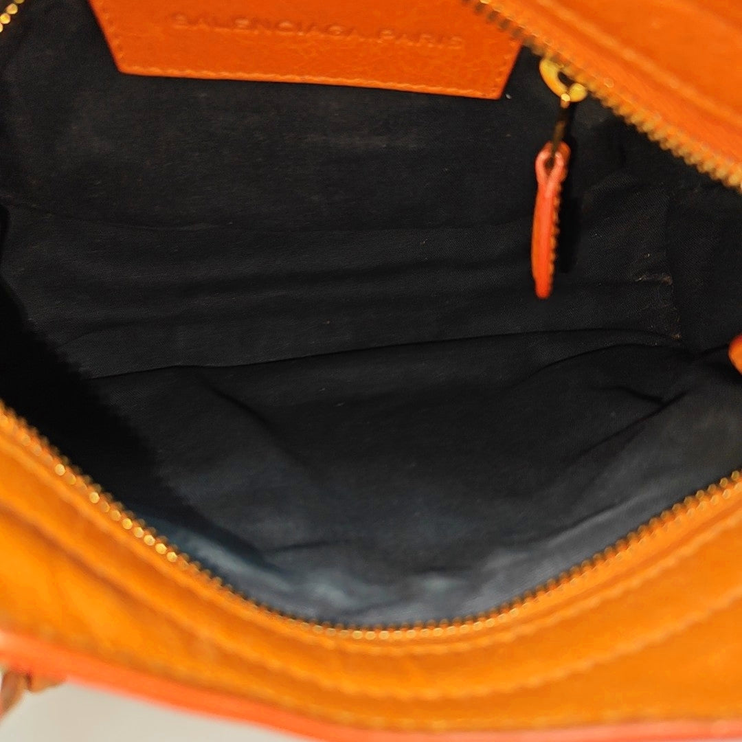 Classic City Mini Lambskin Orange