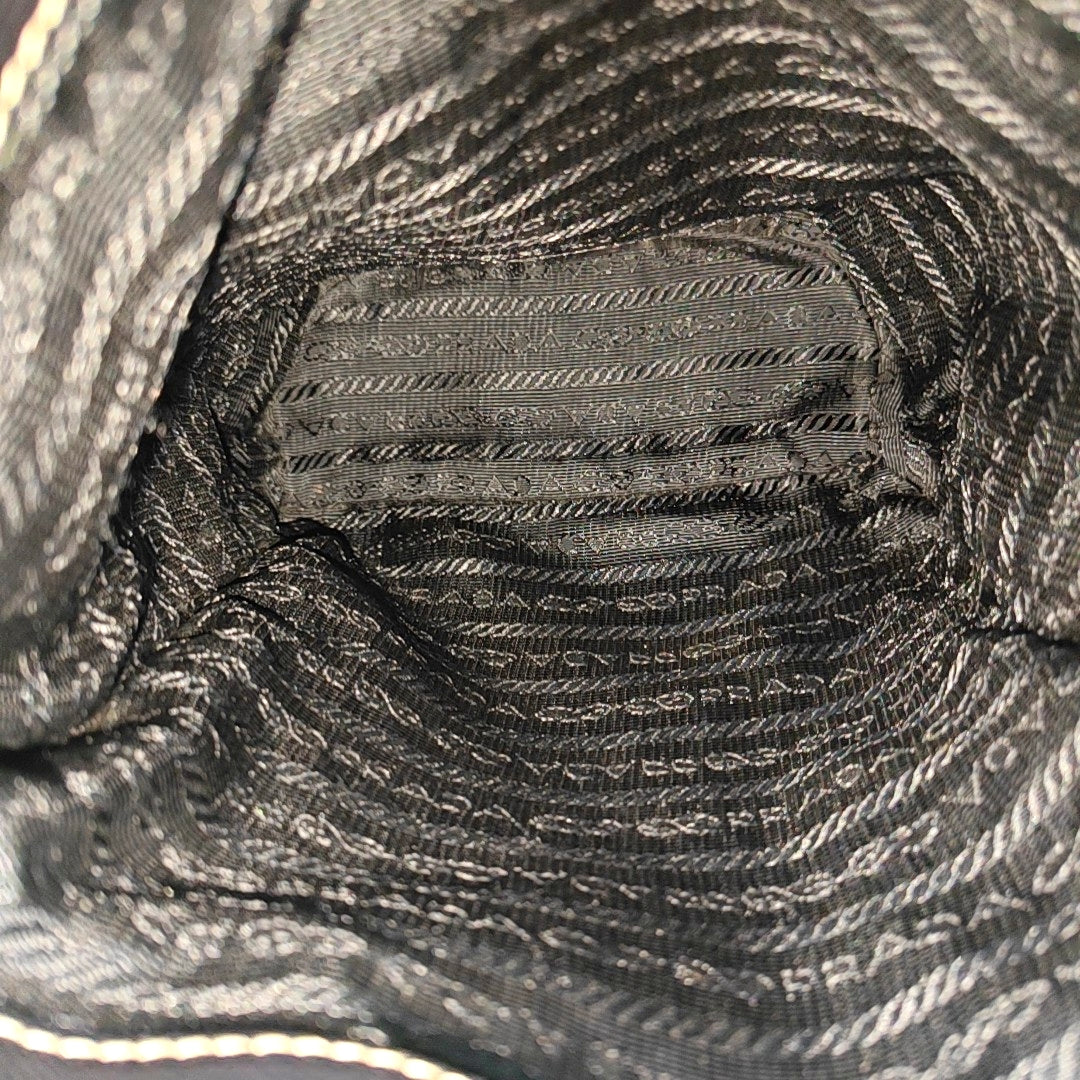 Nylon Bucket Bag Black