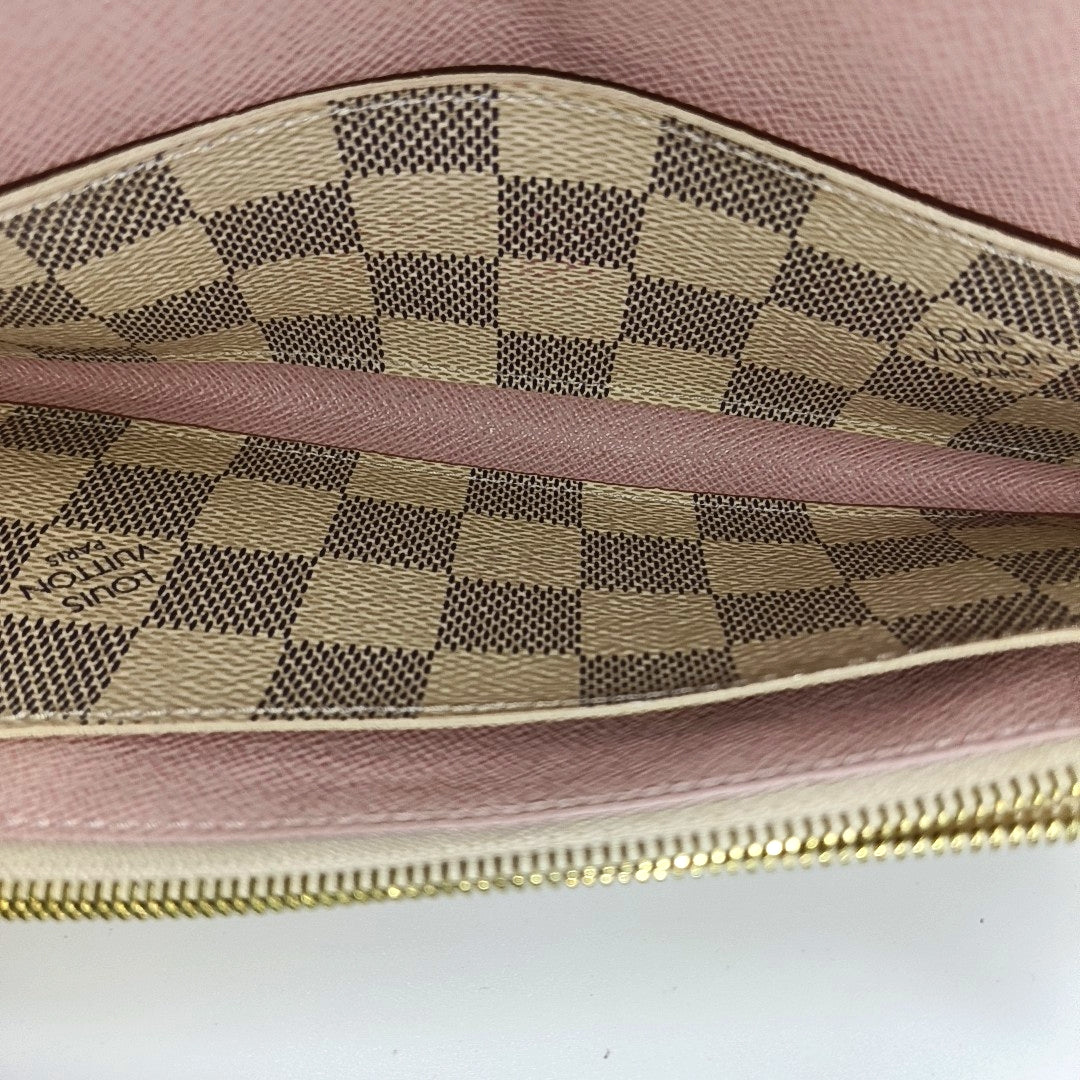 EMILIE Damier Azur Coated Canvas White