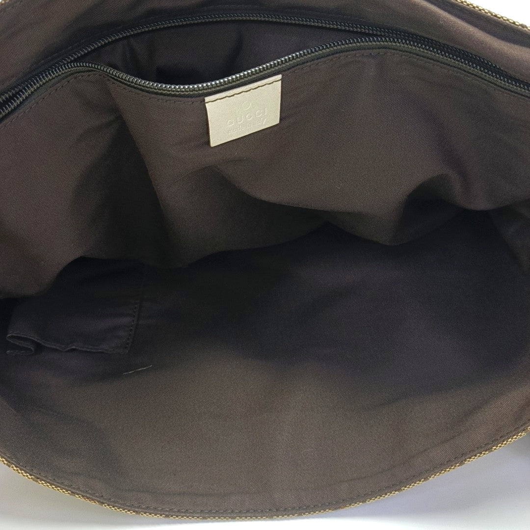 Monogram Canvas Crossbody Bag Large Black