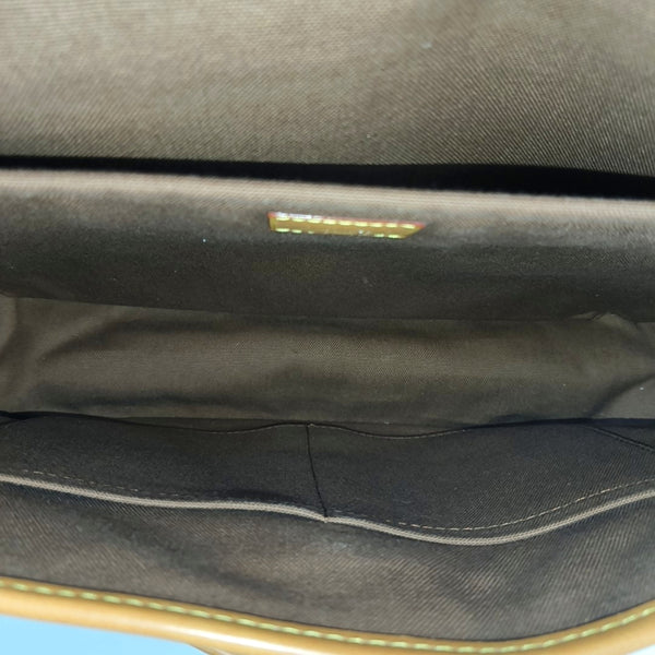 SATCHEL Monogram Coated Canvas Brown