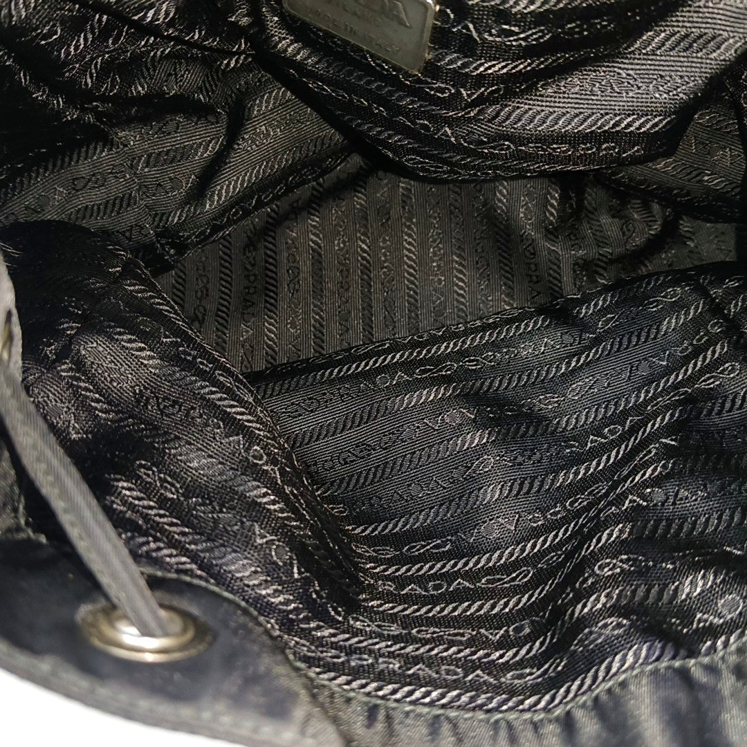 Nylon Backpack Black
