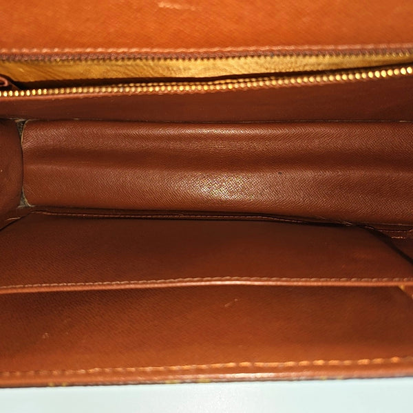 DAME GM Monogram Coated Canvas Brown