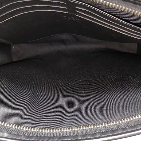 Pochette Voyag MM Monogram Coated Canvas Black