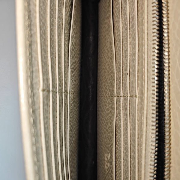 Interlocking G Small Calfskin Beige