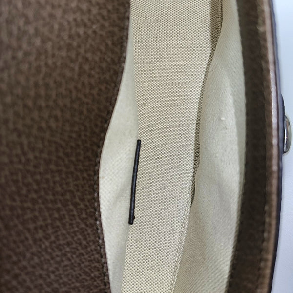 Horsebit 1955 Mini Monogram Coated Canvas Beige