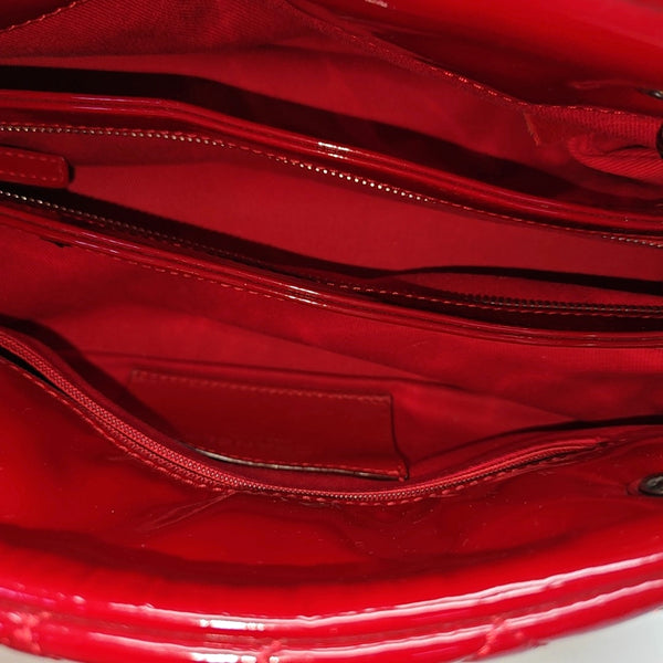 JUST MADEMOISELLE Quilted Patent Leather Red