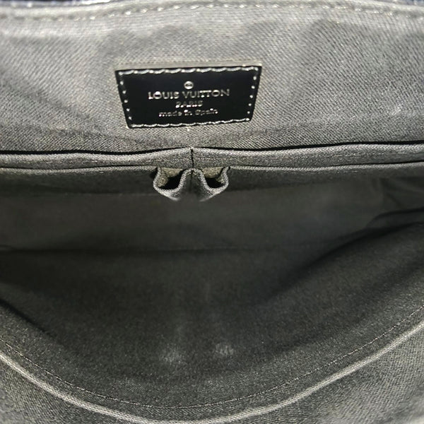 DISTRICT MM Damier Graphite Coated Canvas Gray