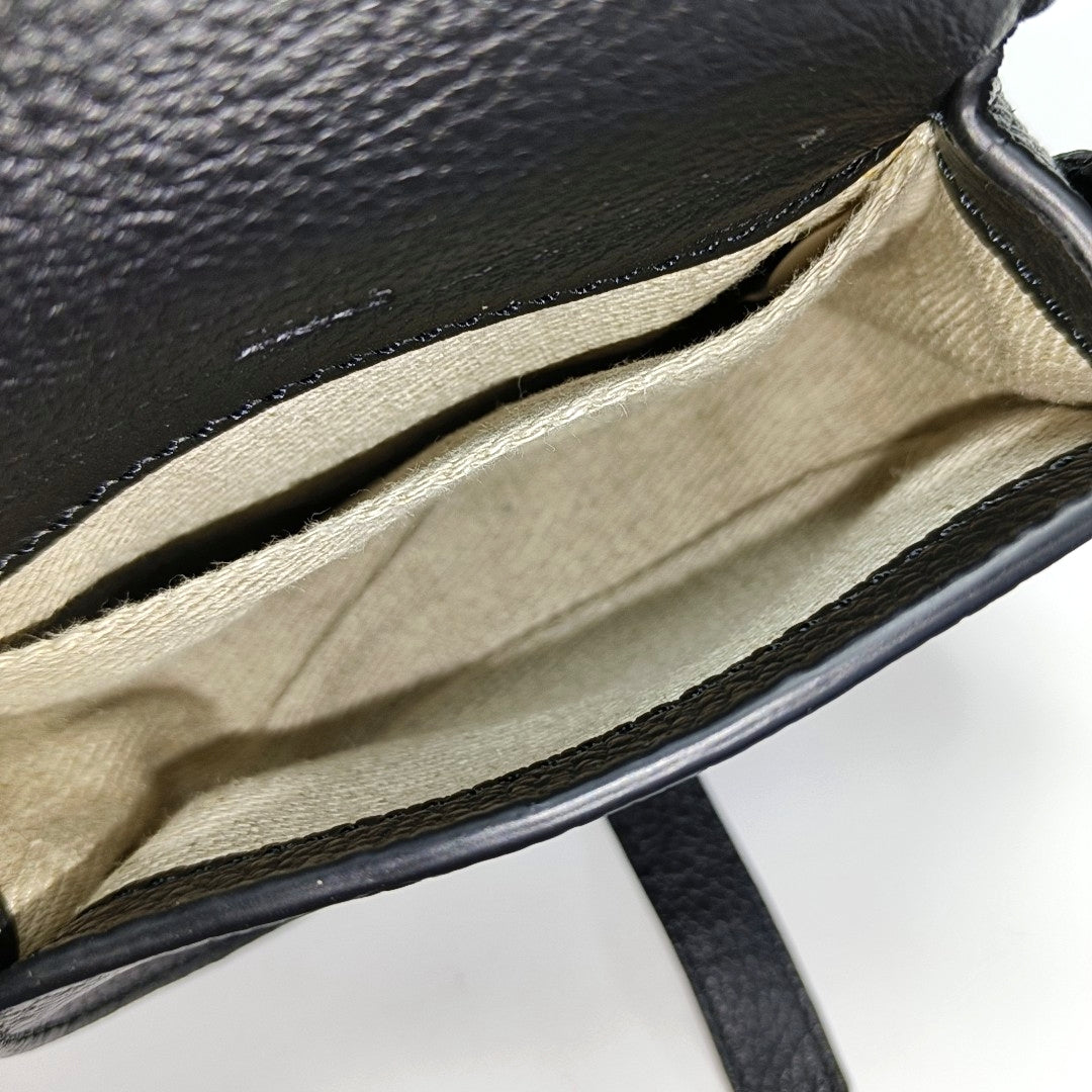 Marcie Super Mini Quilted Calfskin Black