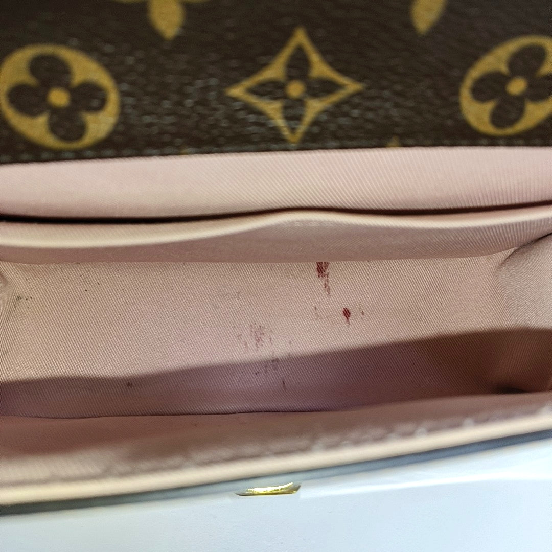 CHERRYWOOD BB Monogram Patent Leather Pink