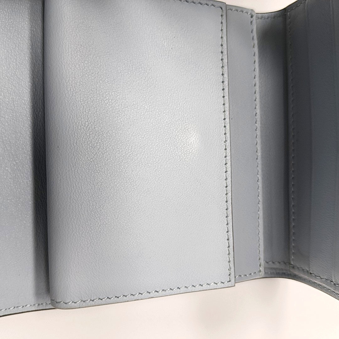 BIKER Calfskin Gray Wallet
