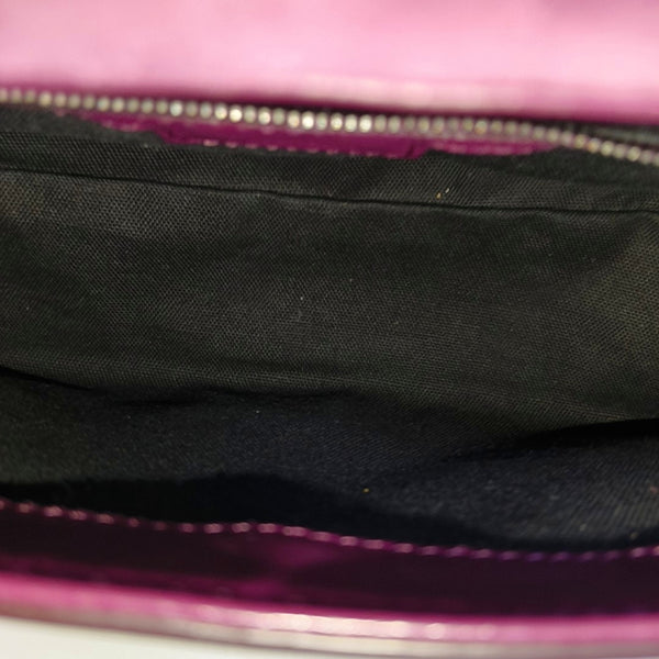Calfskin Shoulder Bag Purple