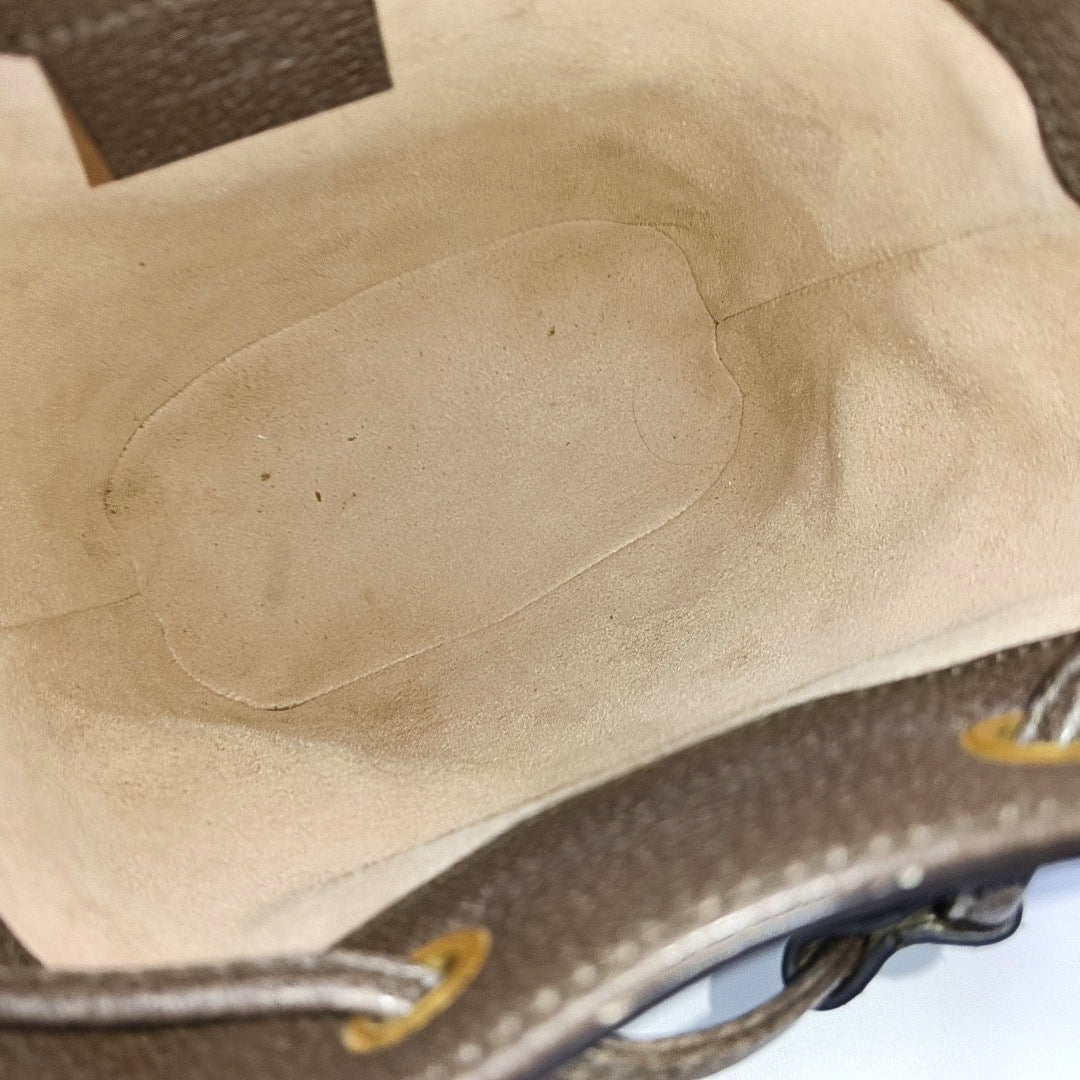 Ophidia Mini Monogram Coated Canvas Beige