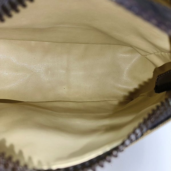 Canvas Top Handle Bag Brown