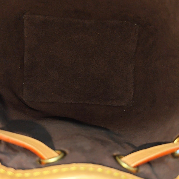 NOÉ Nano Monogram Coated Canvas Brown