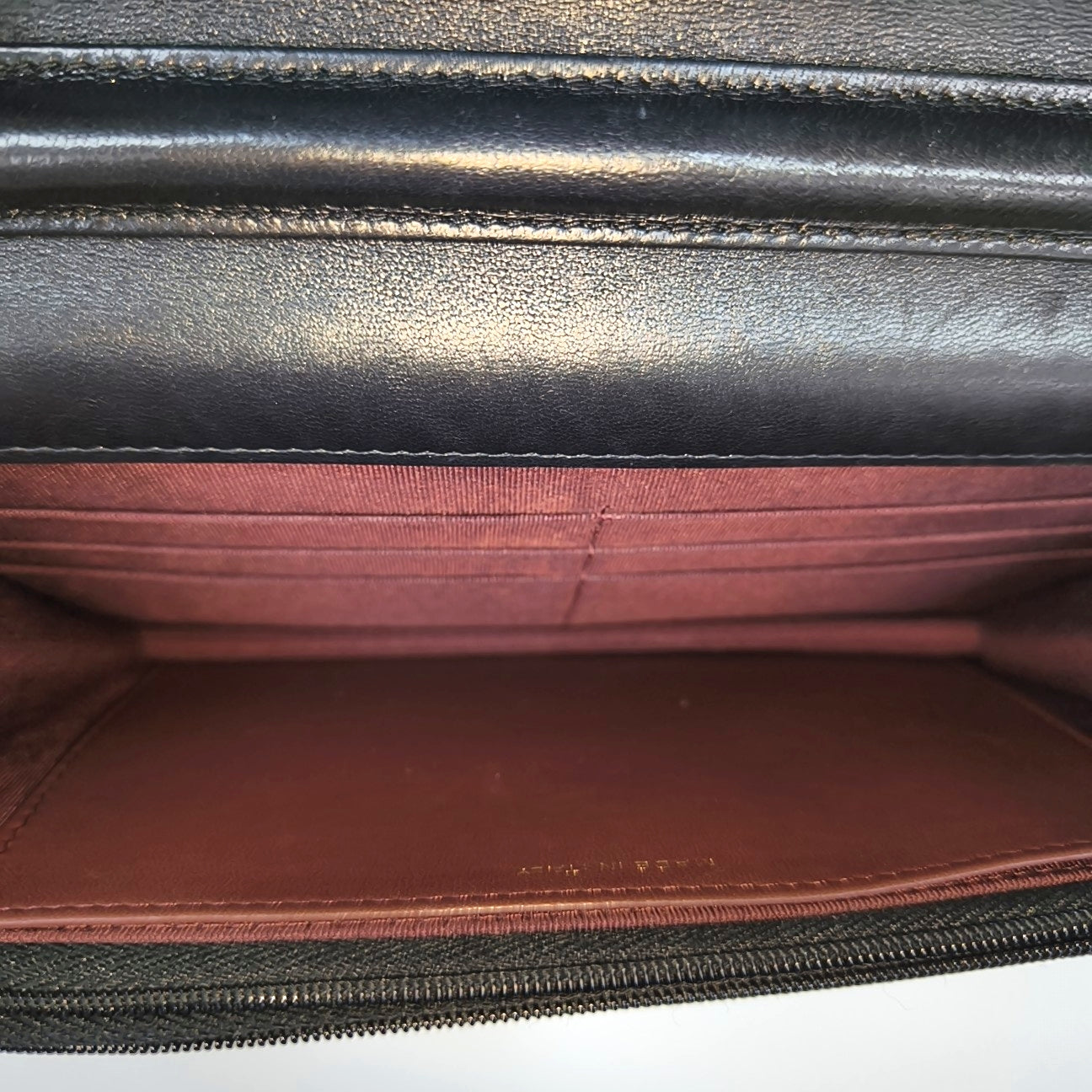 WOC Quilted Lambskin Black