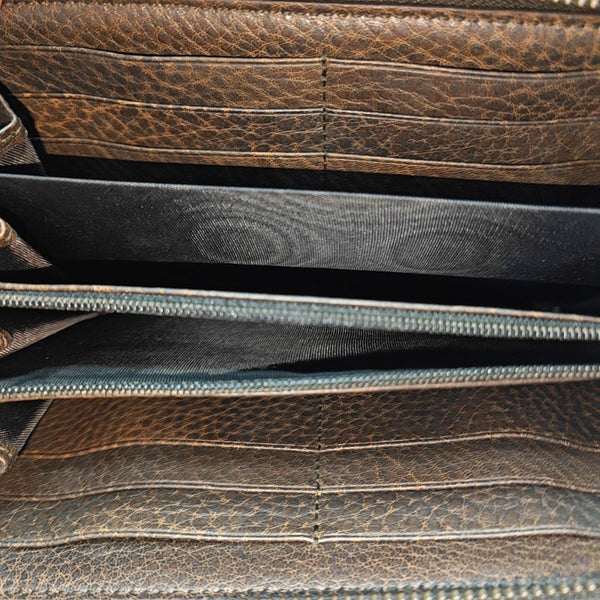 Monogram Canvas Wallet Brown