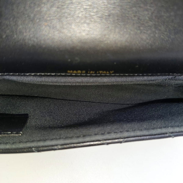 23K Quilted Calfskin Black