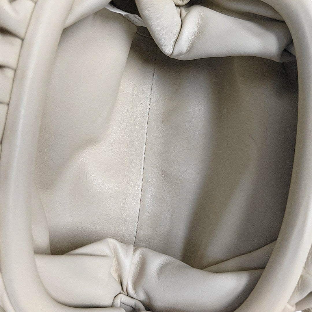 The Pouch Mini Lambskin White