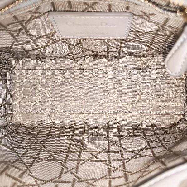 Lady Dior Mini Quilted Lambskin Blue