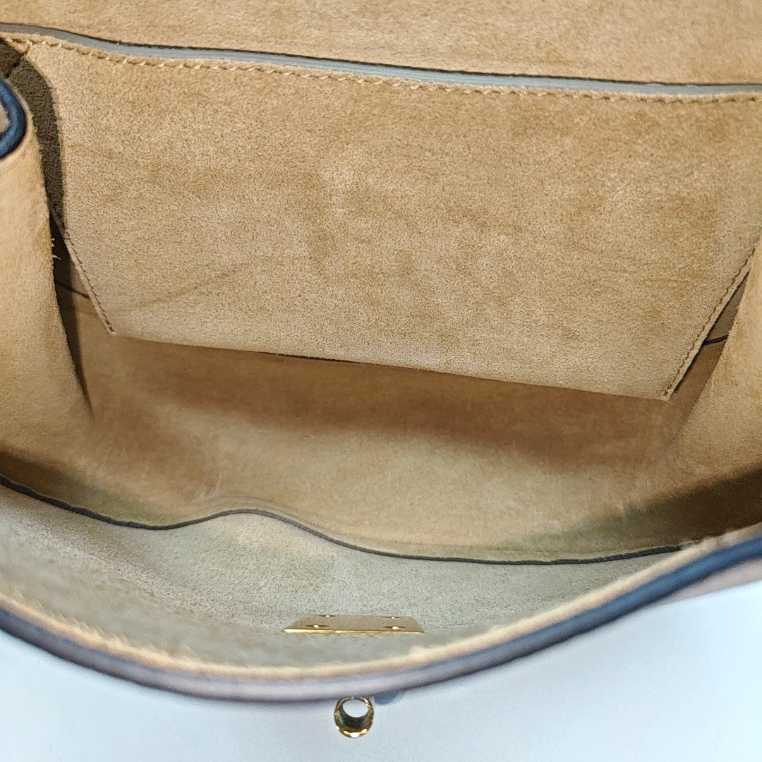 Drew Medium Calfskin Gray
