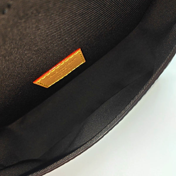 DIANE Nano Monogram Coated Canvas Brown