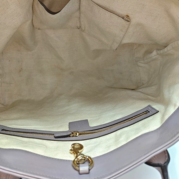 Monogram Canvas Tote Bag Brown