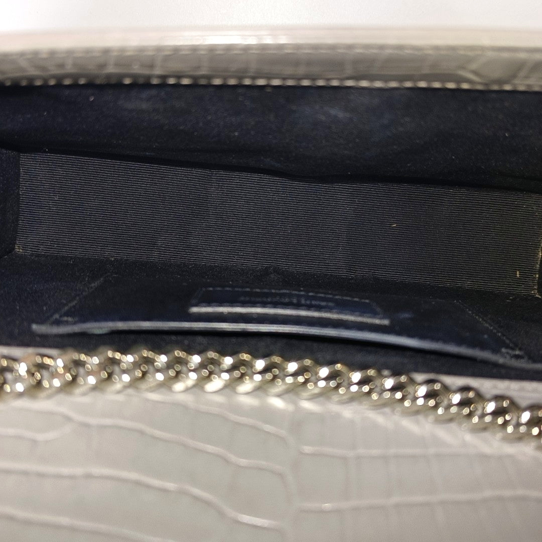 KATE Medium Calfskin Gray