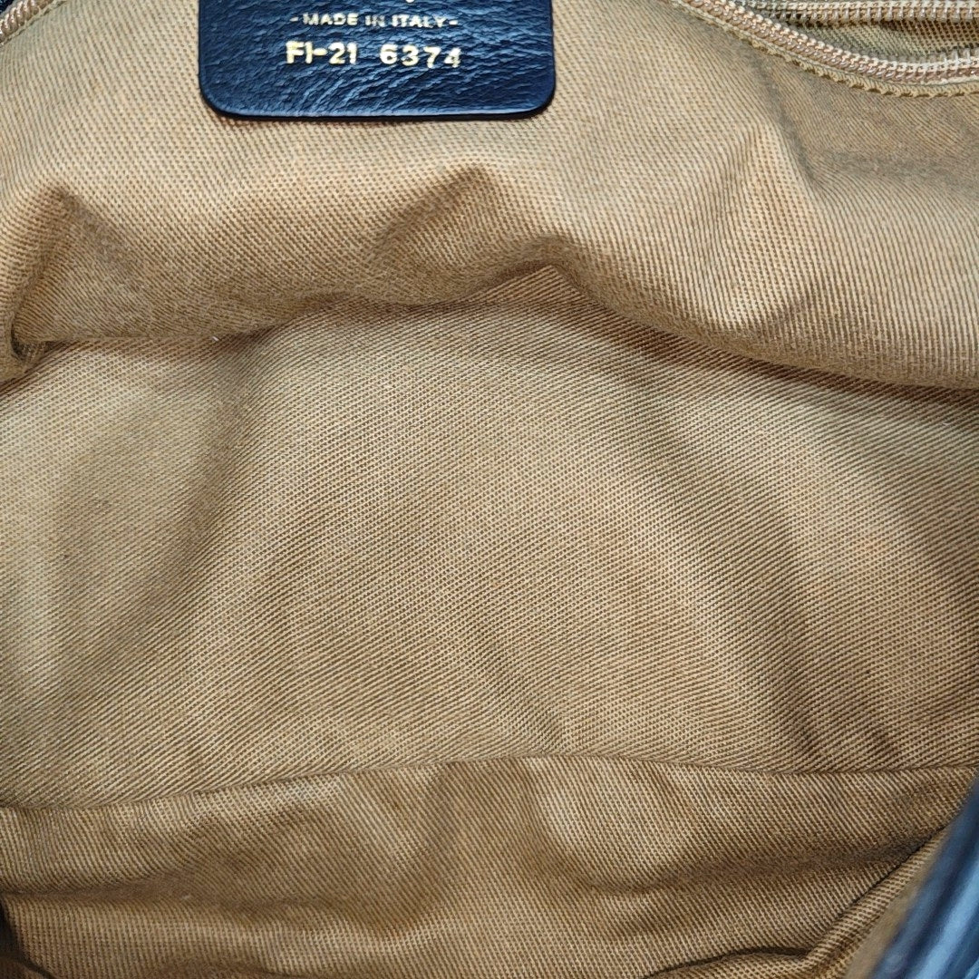 Calfskin Shoulder Bag Black