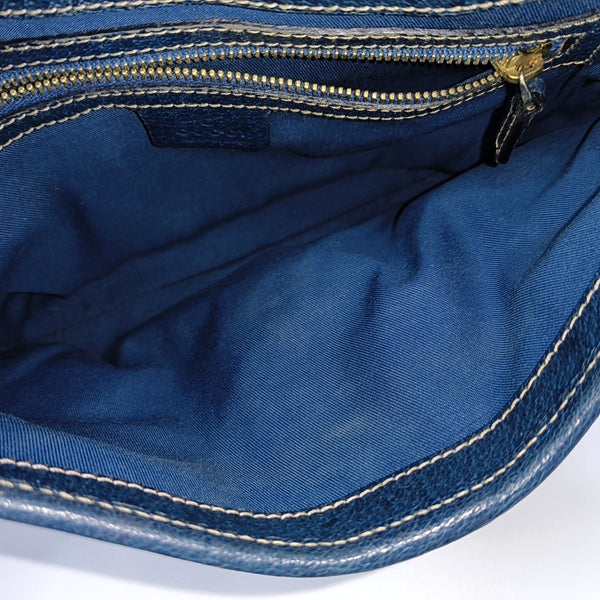 Fabric Shoulder Bag Brown