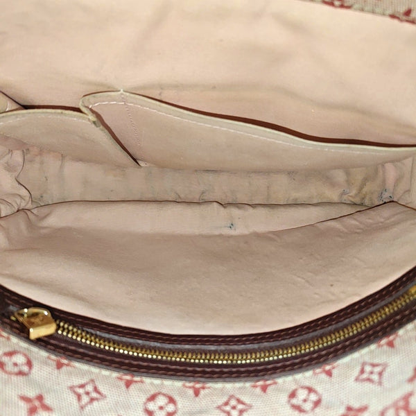 MARY KATE Monogram Canvas Red