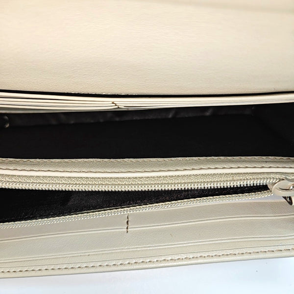 Lovely Monogram Calfskin White Wallet