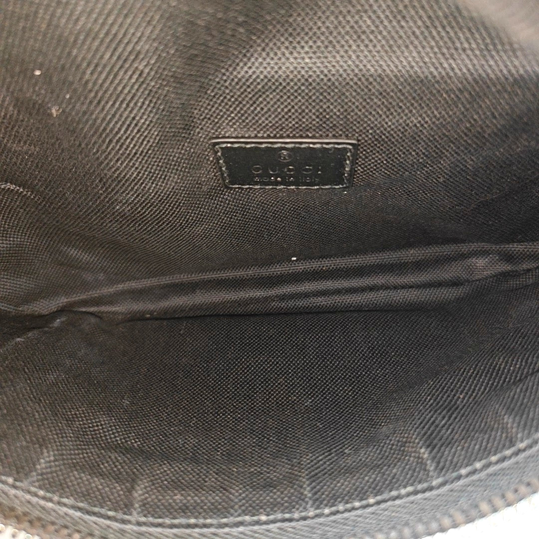 Monogram Coated Canvas Belt Bag Black