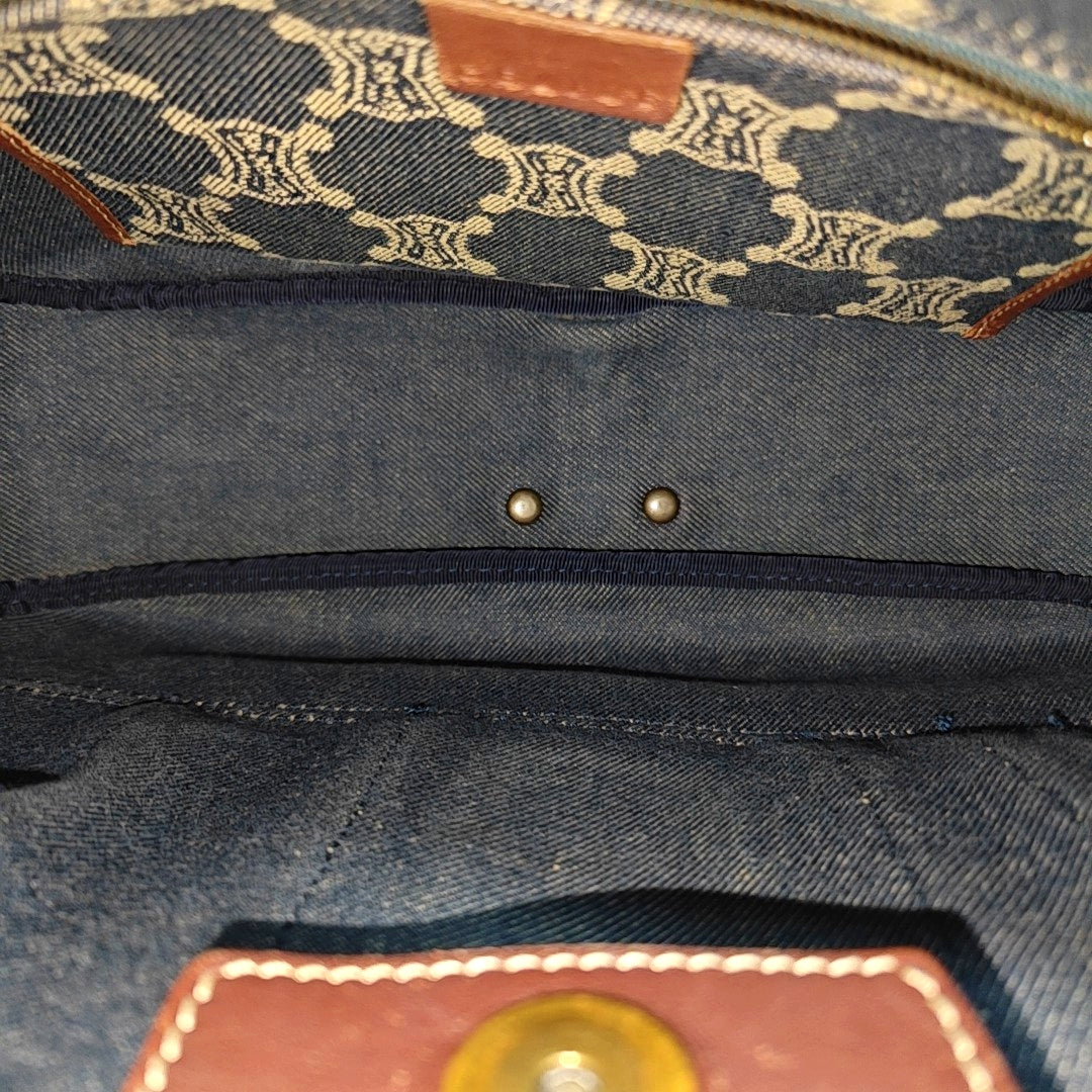 Canvas Shoulder Bag Blue