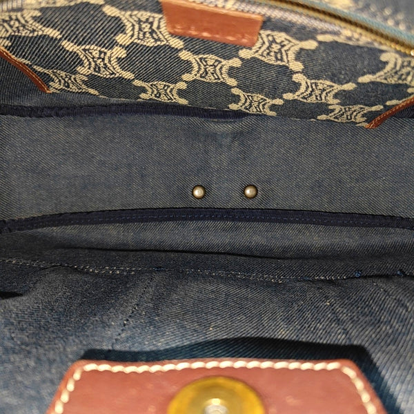 Canvas Shoulder Bag Blue