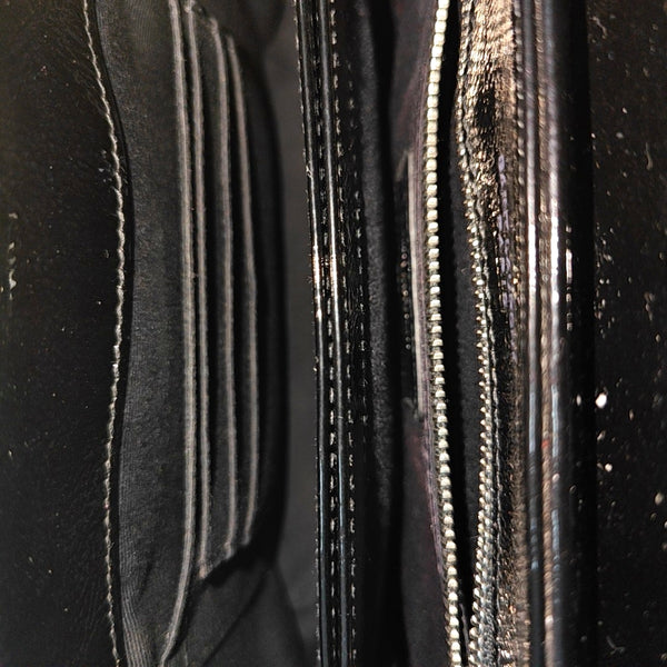 LOULOU Extra Small Chevron Calfskin Black