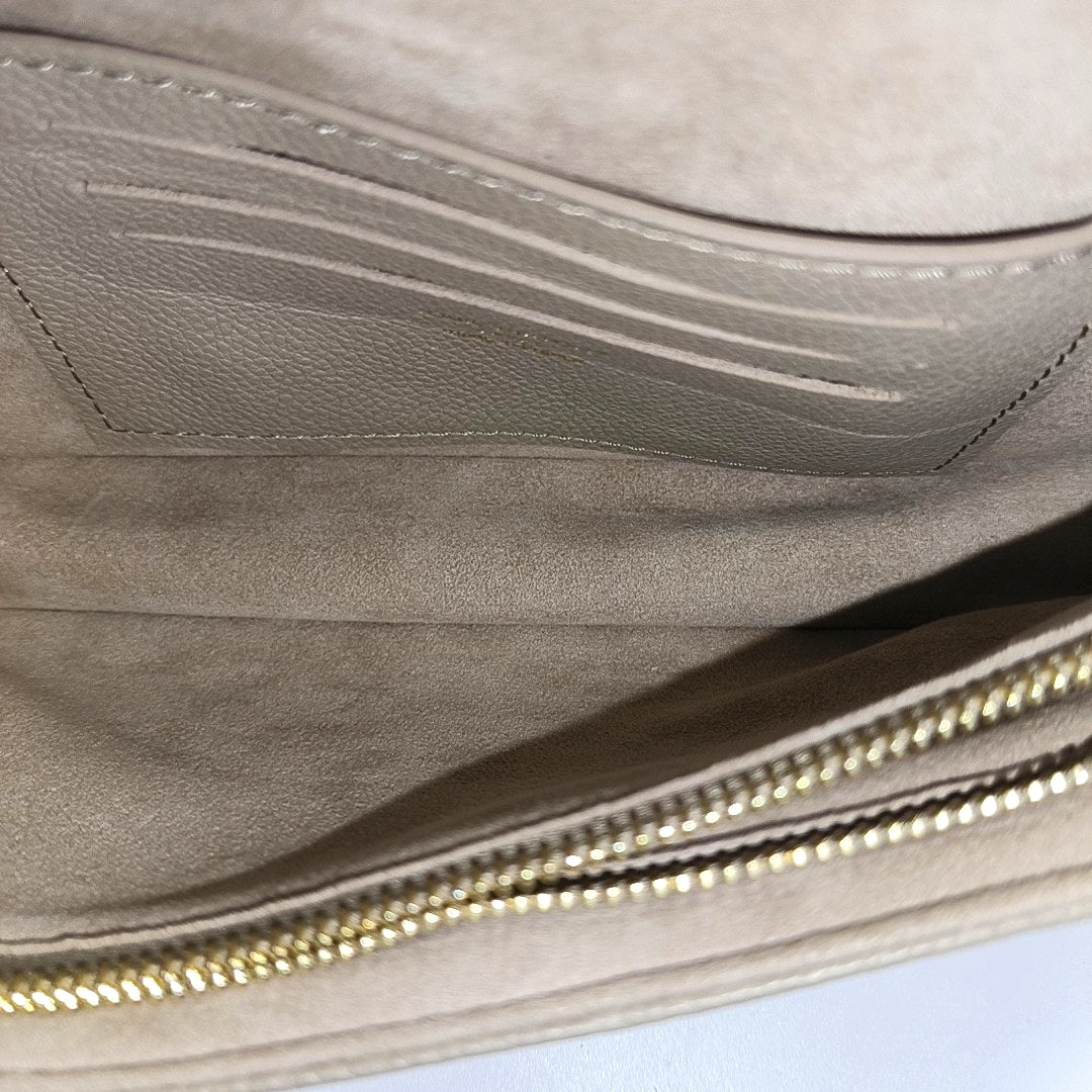 IVY Monogram Calfskin Gray