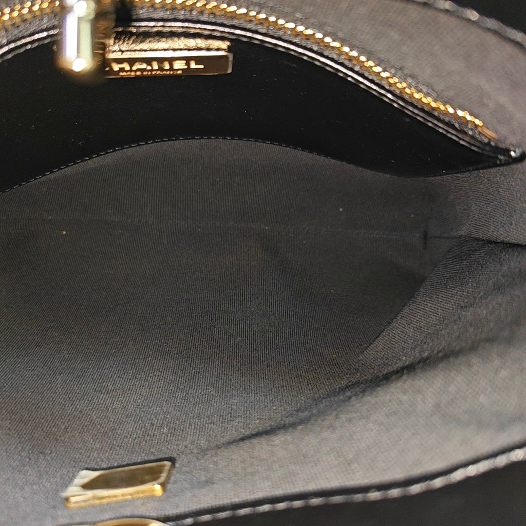 CHANEL 31 Mini Quilted Calfskin Black