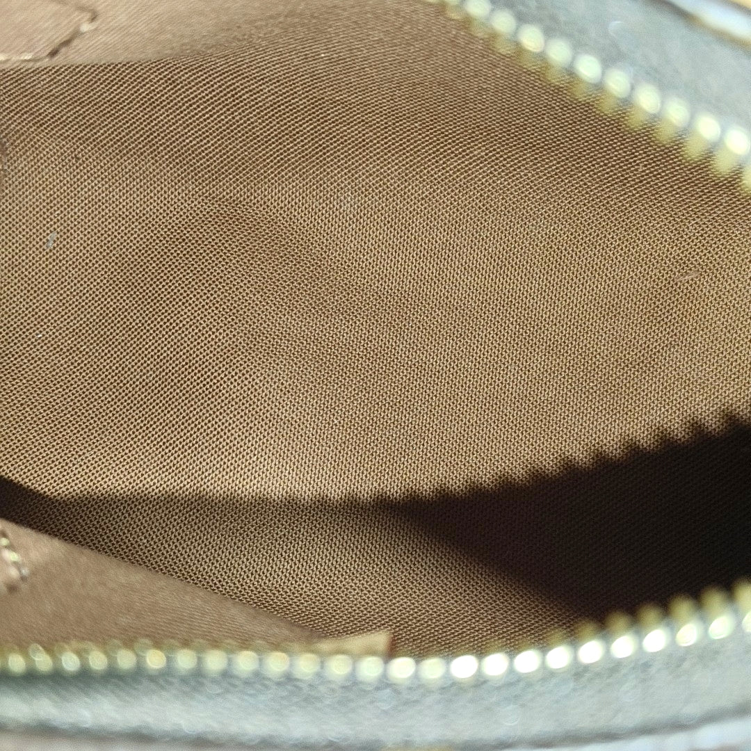 SPEEDY Nano Monogram Coated Canvas Brown