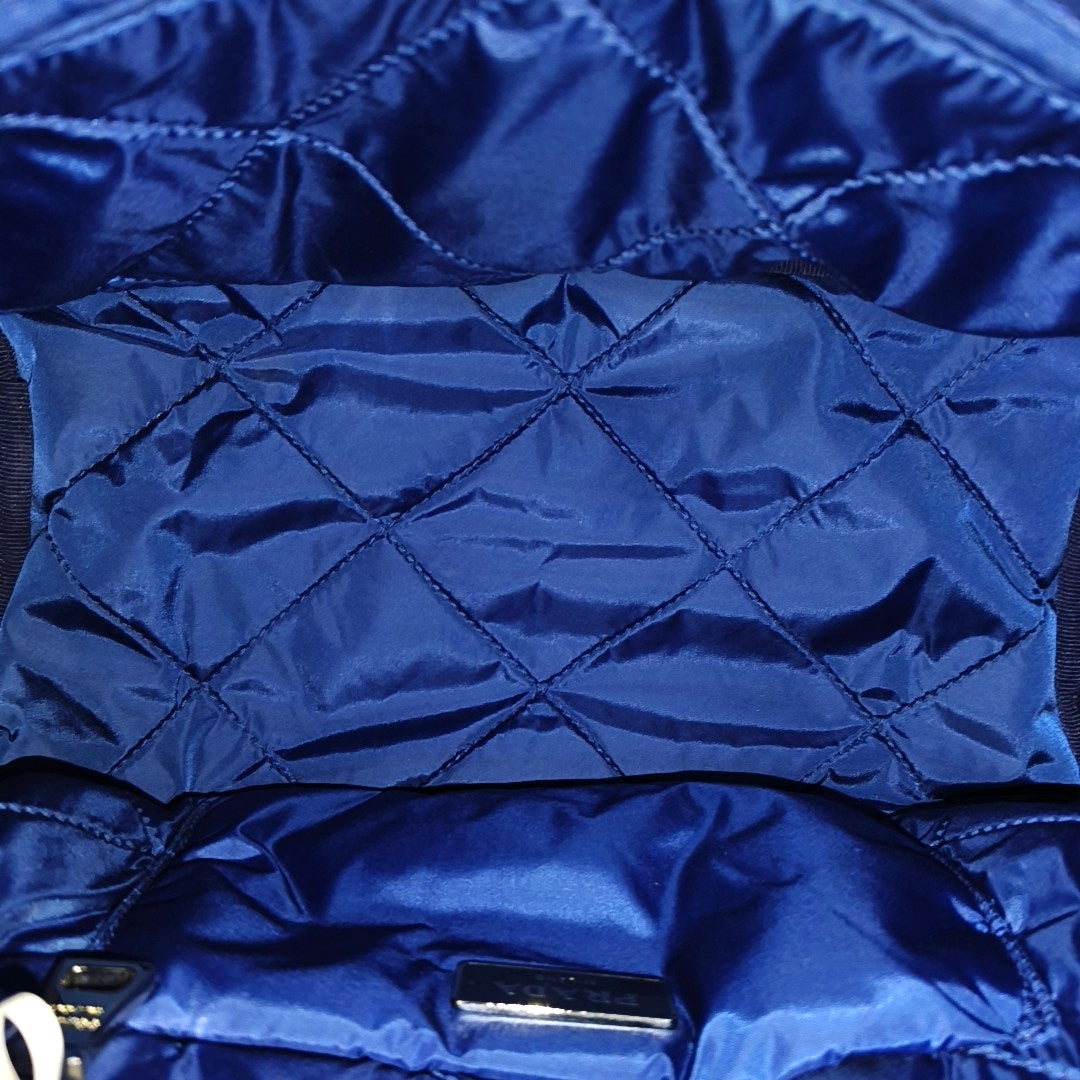 Nylon Quilted Nylon Blue