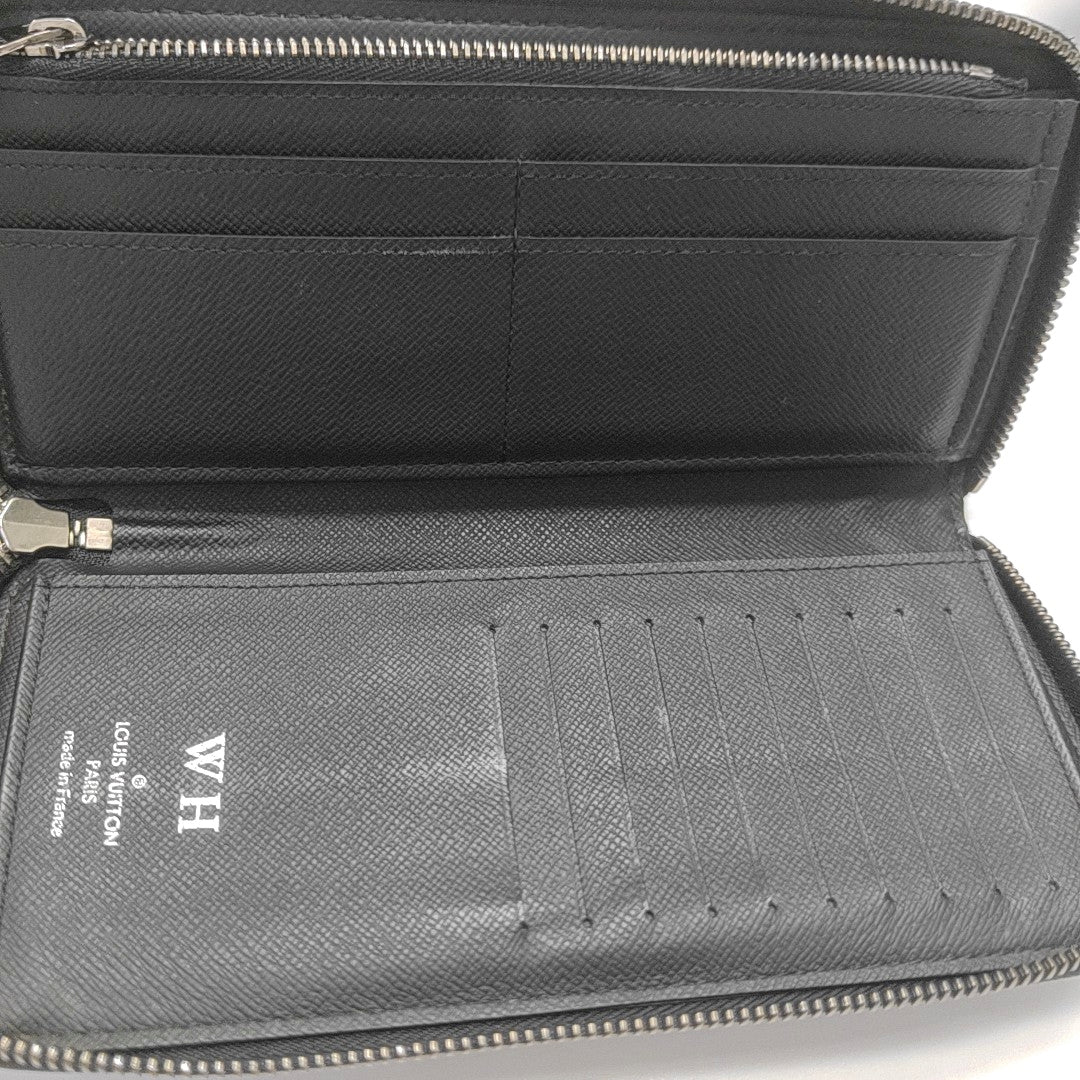 CLÉMENCE Monogram Coated Canvas Gray Wallet
