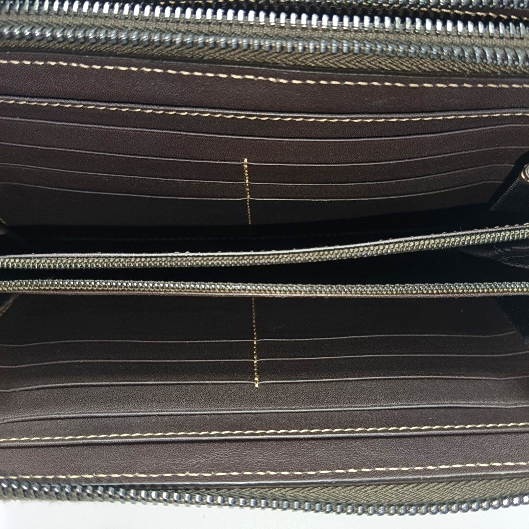 GG Supreme Monogram Coated Canvas Brown