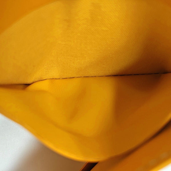 Coated Canvas Wallet Yellow