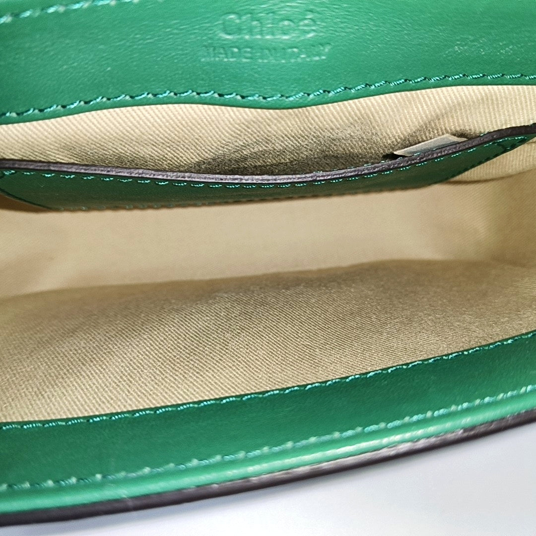 Chloé C Mini Calfskin Green