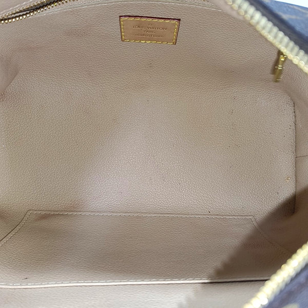 COSMETIC GM Monogram Coated Canvas Brown